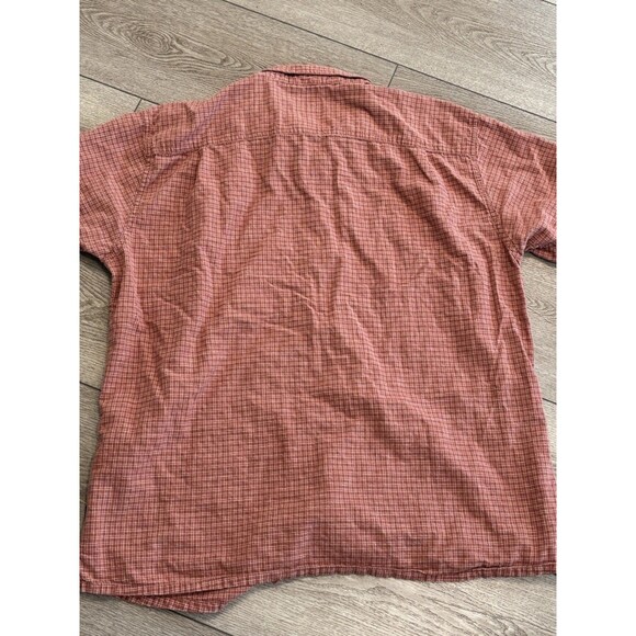 Patagonia Shirt Adult XXL Red Plaid Hemp Organic Cotton Blend Button Down Mens - Picture 7 of 7